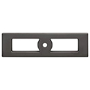 TK922AG - Kinney - Backplate for Cabinet Knob - Ash Gray