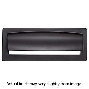 TK937BLK - Kinney - 3.75" Cup Pull - Flat Black