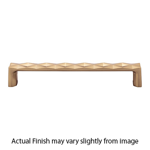 TK563HB - Quilted - 6.75" Cabinet Pull - Honey Bronze