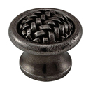 Cestino - Small Weave Knob - Gunmetal