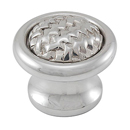 Cestino - Small Weave Knob - Polished Nickel