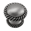 Equestre - Small Rope Knob - Antique Nickel