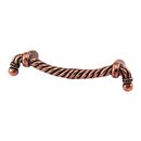 Equestre - 3" Rope Cabinet Pull - Antique Copper