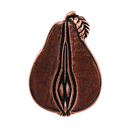 Fiori - Pear Knob - Antique Copper