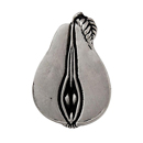 Fiori - Pear Knob - Antique Nickel