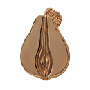 Fiori - Pear Knob - Polished Gold