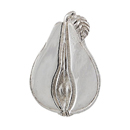 Fiori - Pear Knob - Polished Nickel