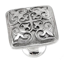 Fleur de Lis - 1.25" Cabinet Knob - Polished Nickel