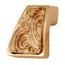 Liscio - Leaves Finger Knob - Polished Gold