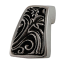 Liscio - Leaves Finger Knob - Vintage Pewter