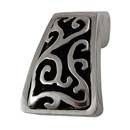 Liscio - Finger Knob - Antique Silver