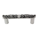 Liscio - 3" Round End Pull - Antique Silver