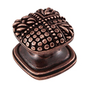 Medici - Small Rounded Square Knob - Antique Copper