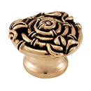 Palmaria - 1.5" Round Bamboo Knob - Antique Gold