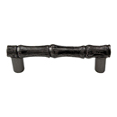 Palmaria - 3 5/8" Bamboo Cabinet Pull - Gunmetal