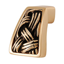 Sanzio - Linking Lines Finger Knob - Antique Gold