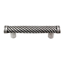 Sanzio - Wavy Lines Pull - Antique Nickel