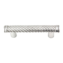 Sanzio - Wavy Lines Pull - Polished Nickel