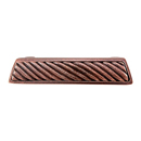 Sanzio - Wavy Lines Finger Pull - Antique Copper