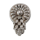 Sforza - Large Pineapple Knob - Polished Silver