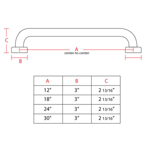 A8324 - Contemporary I - Grab Bar